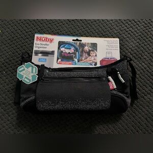 Nuby Eco Stroller Organizer, Black ~ NEW
